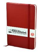 Monsieur Notebook Soft Leather Journal - Ruby Red Ruled Medium