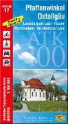 ATK100-17 Pfaffenwinkel, Ostallgäu (Amtliche Topographische Karte 1:100000)