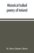 Historical ballad poetry of Ireland