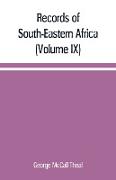 Records of South-Eastern Africa