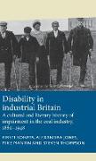 Disability in industrial Britain