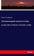 The homoeopathic law of similarity