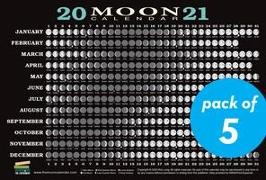 2021 Moon Calendar Card (5 Pack)