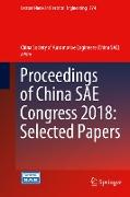 Proceedings of China SAE Congress 2018: Selected Papers