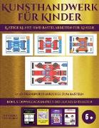 Lustige Kunst- und Bastelarbeiten für Kinder (17 3D-Transportfahrzeuge zum Basteln): Kunsthandwerk für Kinder - 17 3D -Transportfahrzeuge zum Basteln