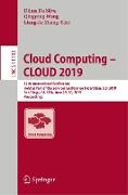 Cloud Computing – CLOUD 2019