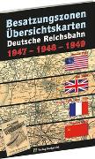 Übersichtskarten der DEUTSCHEN REICHSBAHN Besatzungszonen 1947-1948-1949