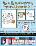 Libros de aprendizaje para niños de 4 años (Laberintos - Volumen 2)