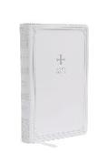 NRSV Catholic Edition Gift Bible, White Leathersoft (Comfort Print, Holy Bible, Complete Catholic Bible, NRSV CE)