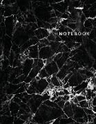 Notebook: Blank Unlined Notebook, Black Marble Cover, Large Sketch Book 8.5 x 11