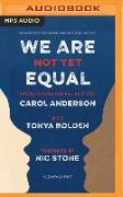 We Are Not Yet Equal: Understanding Our Racial Divide