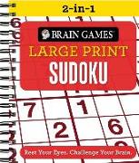 Brain Games 2-In-1 - Large Print Sudoku