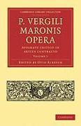 P. Vergili Maronis Opera 2 Volume Paperback Set