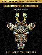 Farbtherapies (Geheimnisvolle Wildtiere): Dieses Buch besteht aus 30 Malblätter, die zum Ausmalen, Einrahmen und/oder Meditieren verwendet werden könn