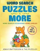 Word Search Puzzles & More: Word Puzzles for Ages 7 and Up - Crosswords, Word Search and Jumbles