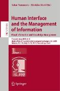 Human Interface and the Management of Information. Visual Information and Knowledge Management