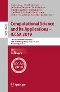 Computational Science and Its Applications – ICCSA 2019