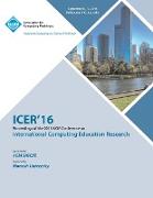 ICER 16 2016 International Computing Education Research Conference