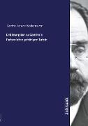 Erklärung der zu Goethe´s Farbenlehre gehörigen Tafeln