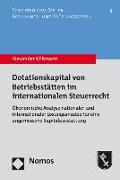 Dotationskapital von Betriebsstätten im internationalen Steuerrecht