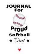 Journal For Proud Softball Dad