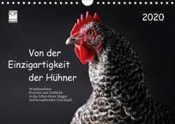 Von der Einzigartigkeit der Hühner 2020 (Wandkalender 2020 DIN A4 quer)