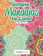 Simple Mandalas to Color Coloring Book