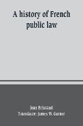 A history of French public law