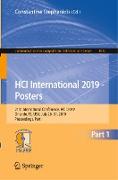 HCI International 2019 - Posters