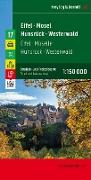 Eifel - Mosel - Hunsrück - Westerwald, Straßen- und Freizeitkarte 1:150.000