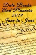 Date Books And Planners 2019 June to June