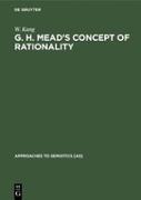 G. H. Mead¿s Concept of Rationality