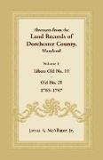 Abstracts from the Land Records of Dorchester County, Maryland, Volume F