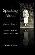 Speaking Aloud at Grace Church