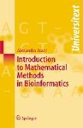 Introduction to Mathematical Methods in Bioinformatics