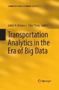 Transportation Analytics in the Era of Big Data