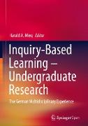 Inquiry-Based Learning - Undergraduate Research