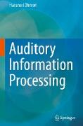 Auditory Information Processing