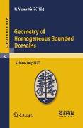 Geometry of Homogeneous Bounded Domains