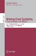 Interactive Systems. Design Specification, and Verification