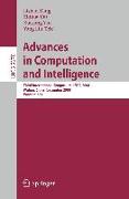 Advances in Computation and Intelligence