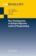 New Developments in Multiple Objective and Goal Programming