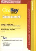 Excellence in Business Student Access Kit