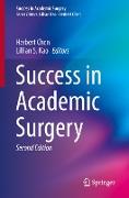 Success in Academic Surgery