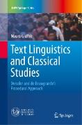 Text Linguistics and Classical Studies