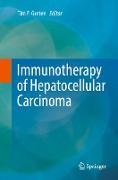 Immunotherapy of Hepatocellular Carcinoma