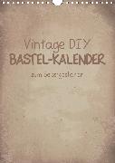 Vintage DIY Bastel-Kalender -Hochformat- (Wandkalender 2020 DIN A4 hoch)