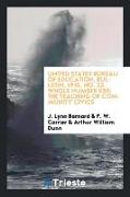 United States Bureau of Education, Bulletin, 1915, No. 23, Whole Number 650, The Teaching of Community Civics