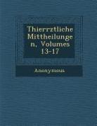 Thier Rztliche Mittheilungen, Volumes 13-17
