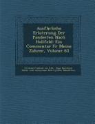 Ausf Hrliche Erl Uterung Der Pandecten Nach Hellfeld: Ein Commentar Fur Meine Zuh Rer, Volume 63